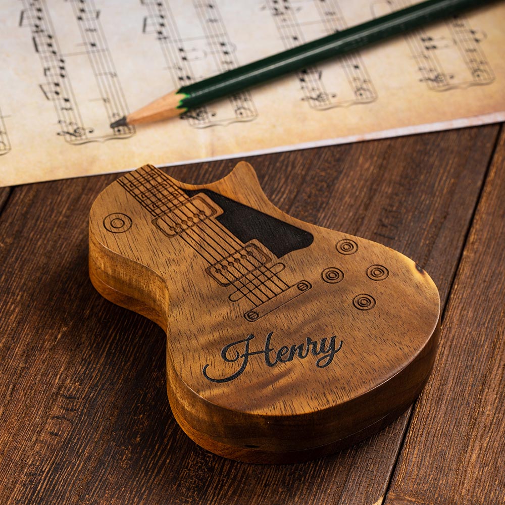 Personalized Wooden Guitar Picks