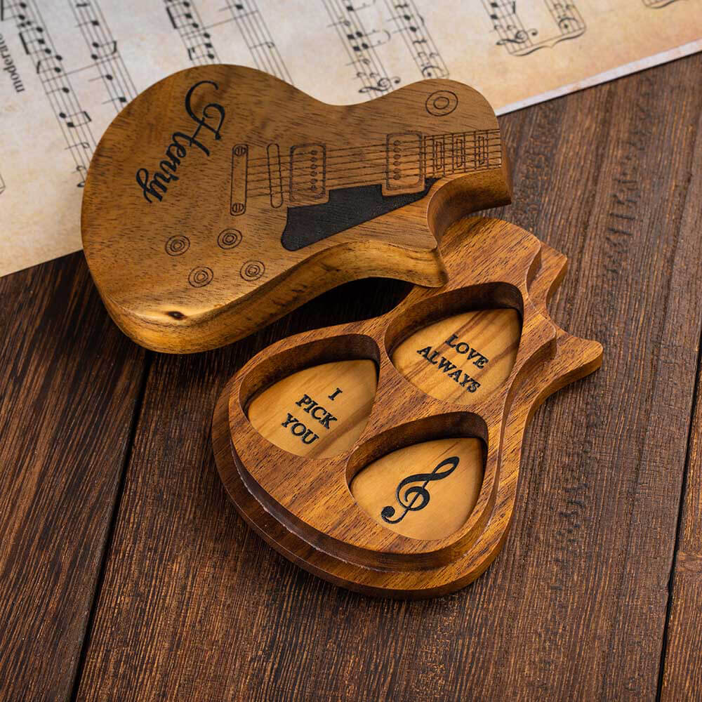 Personalized Wooden Guitar Picks