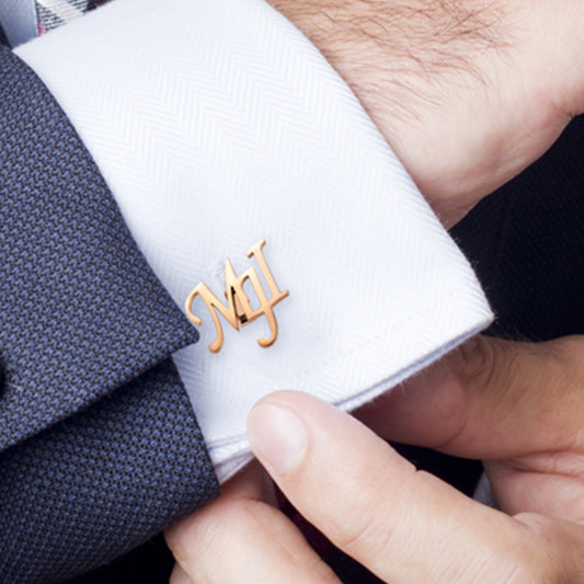 Personalized Cufflinks With Initial or Name