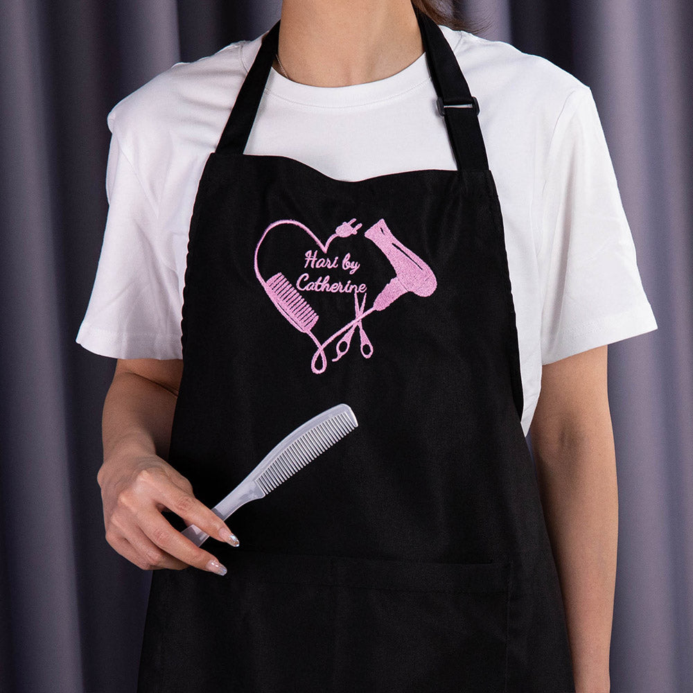 Personalized Embroidered Hairstylist Apron