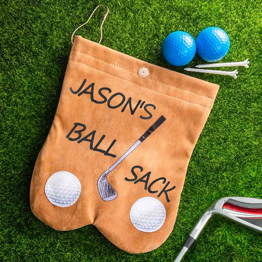 Personalized Name Golf Ball Sacks