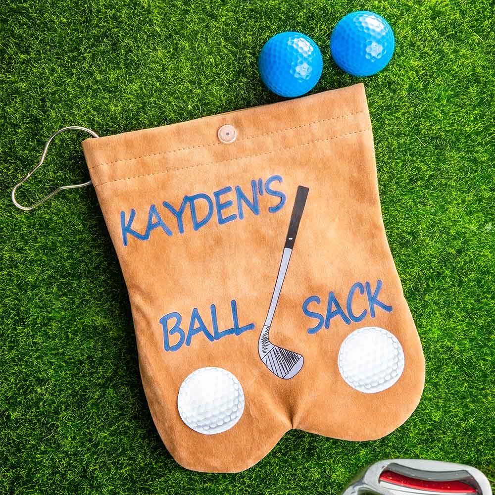 Personalized Name Golf Ball Sacks