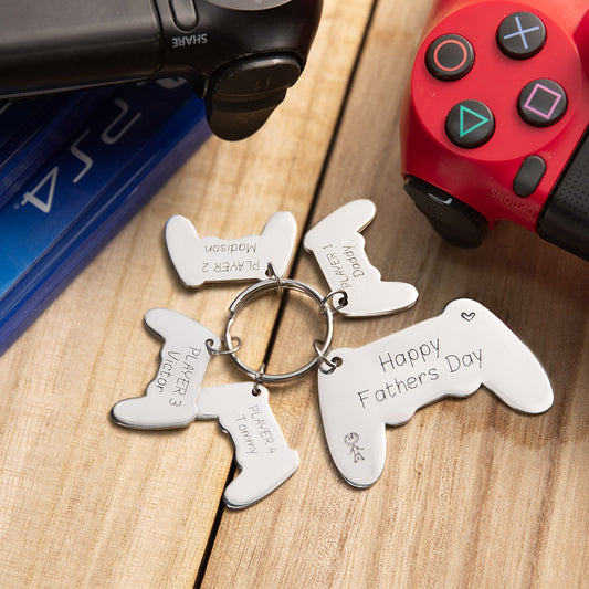 Personalized Game Controller Keychain