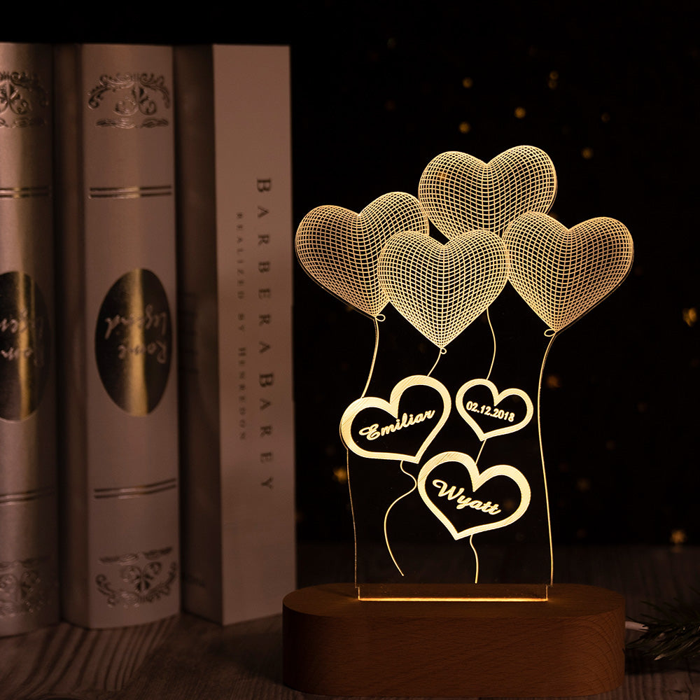 Customized 3D Illusion Lamp