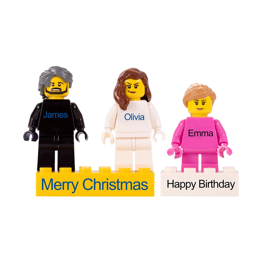 Custom Brick with Personalized Mini-figures