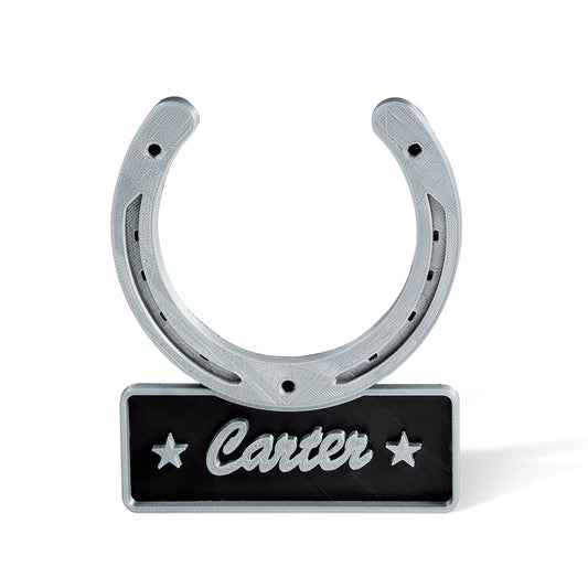 Personalized Horseshoe Door Name Plate Gift for Horse Lovers