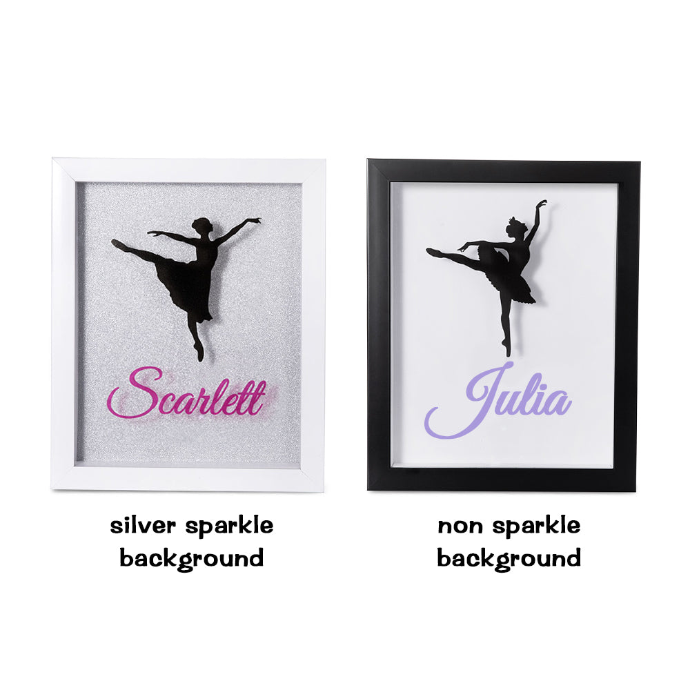 Personalized Dance Pin Shadow Box