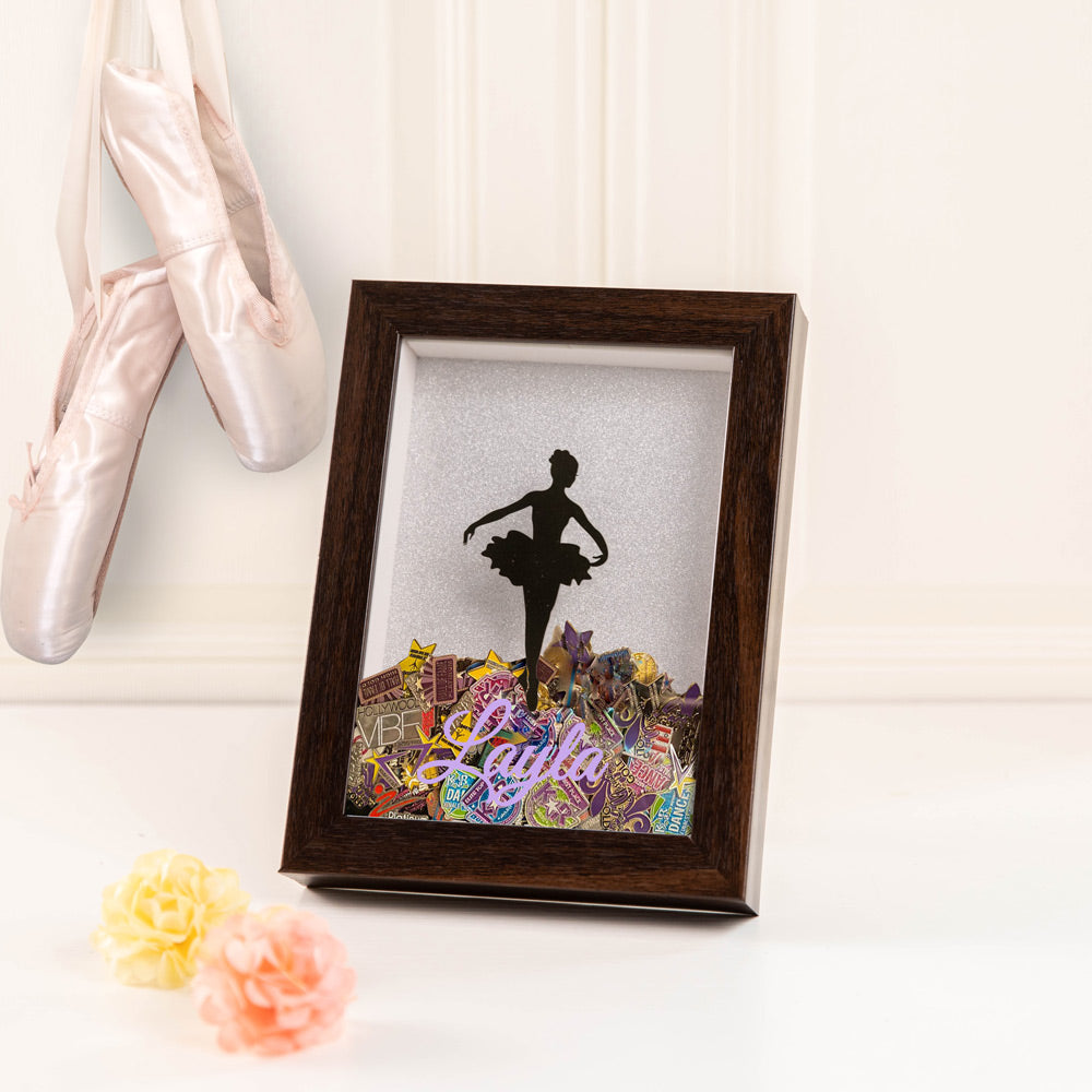 Personalized Dance Pin Shadow Box