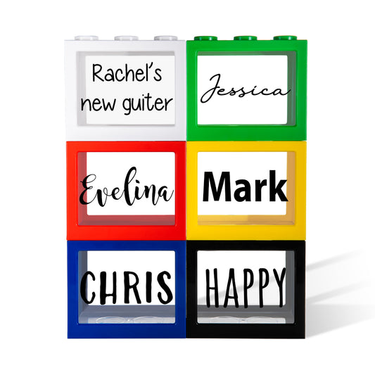 Personalized Block Money Boxes