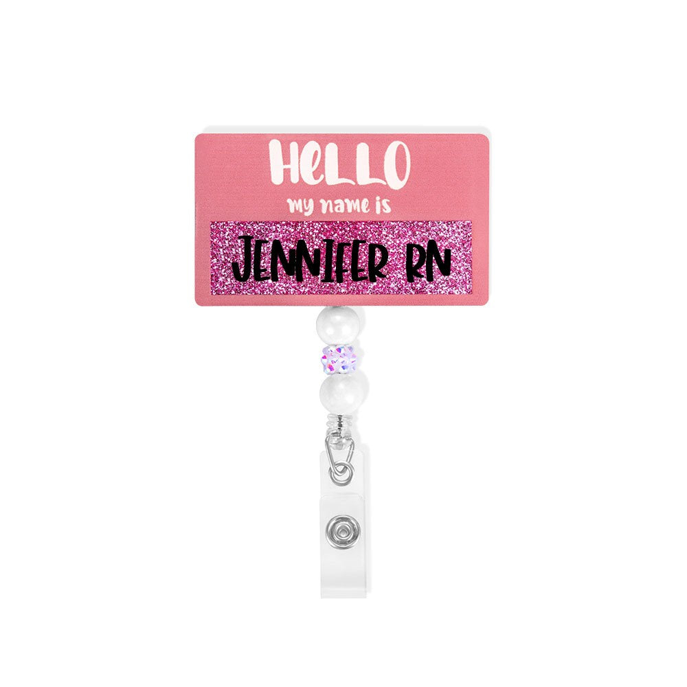 Custom Hello My Name Is Tag Badge