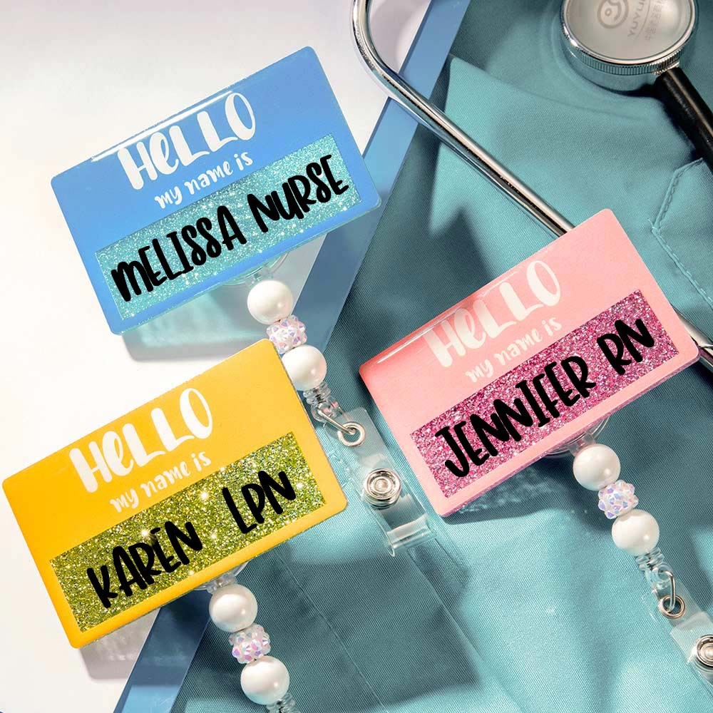 Custom Hello My Name Is Tag Badge