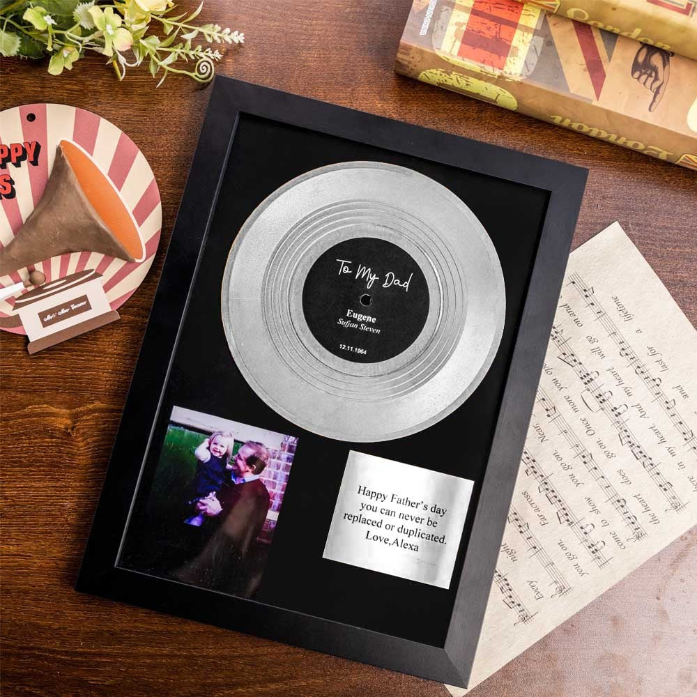 Personalized Vinyl Record Anniversary Birthday Gift