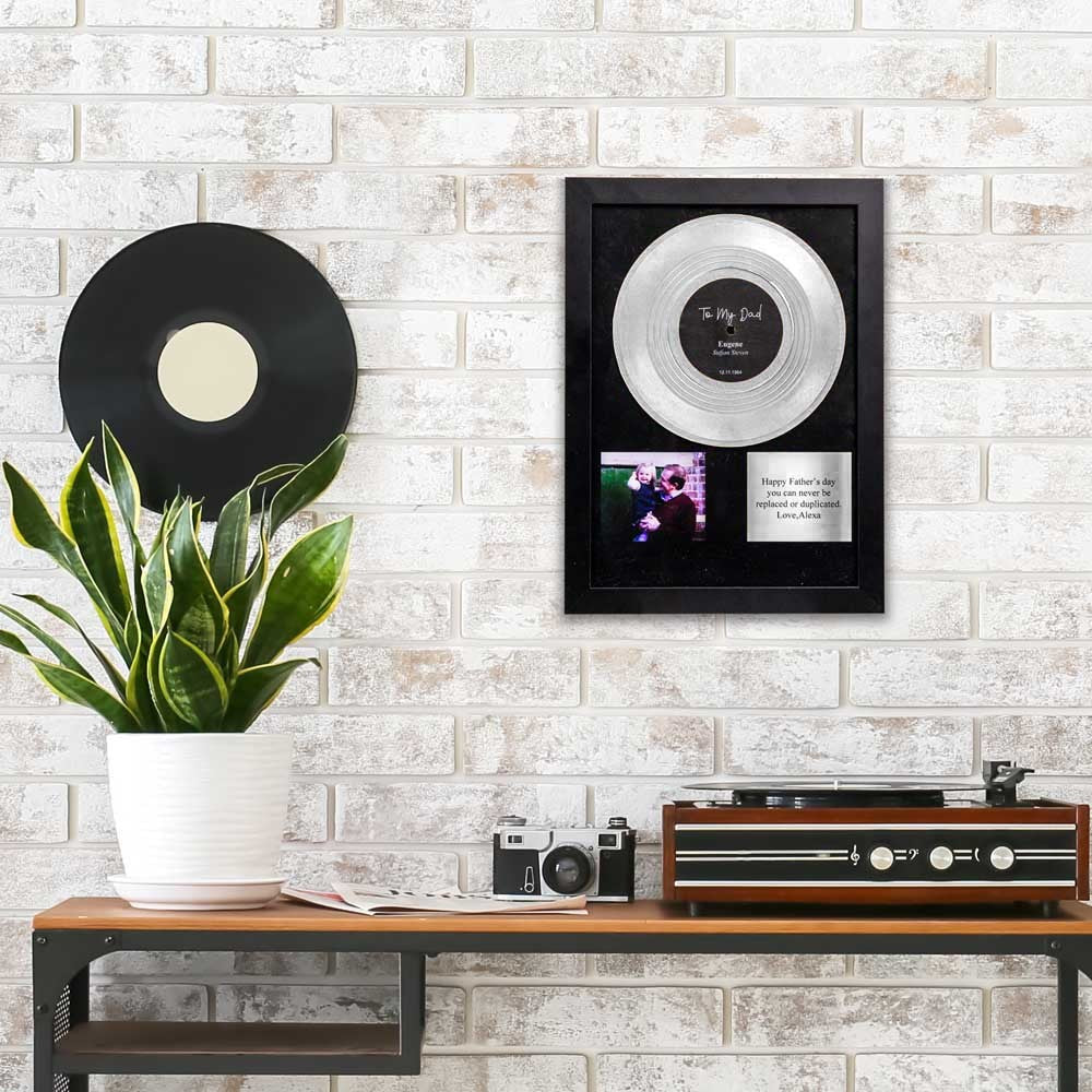 Personalized Vinyl Record Anniversary Birthday Gift