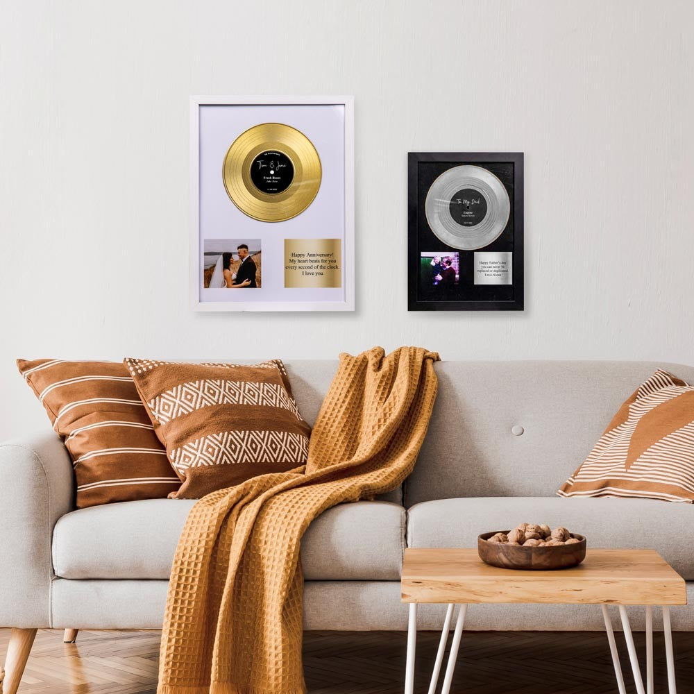 Personalized Vinyl Record Anniversary Birthday Gift