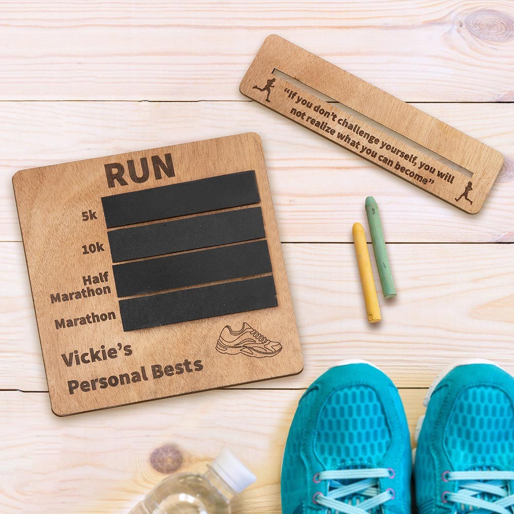 Personalized Best Runner's Record Board