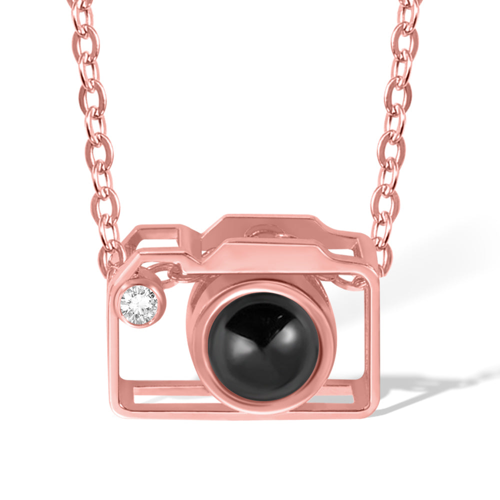 Personalized Camera Projection Necklace