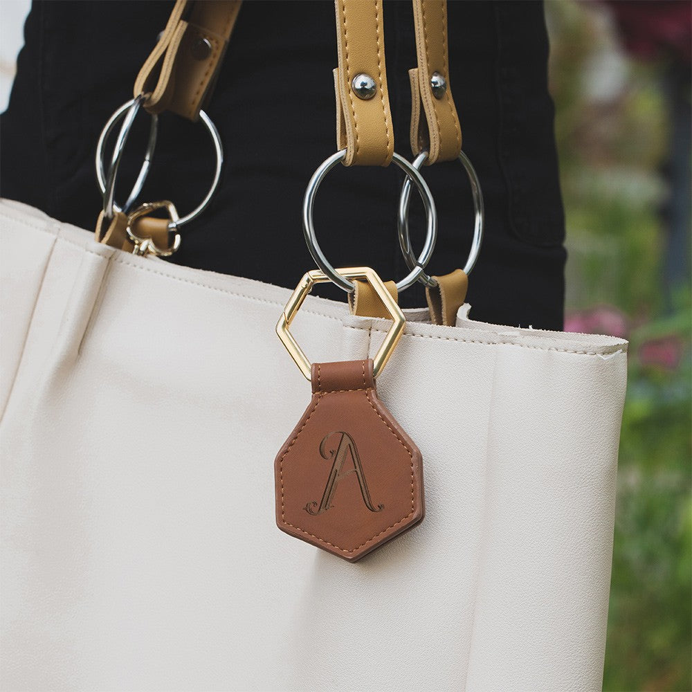 Custom Leather Hat Clip with Initial, Travel Bag Accessories, Magnetic Set of 2, Hat Holder for Beach Hat, Gift for Girlfriend/Mom/Daughter/Friends