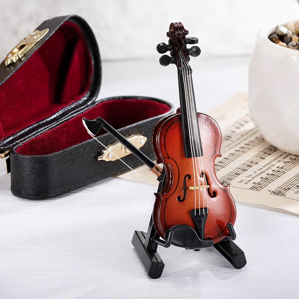 Worlds Smallest Tiny Violin for Complainers that Plays Music, Novelty/Useless/Joke/Gag Gifts, Cool Gifts for Bosses, Mini Things that Actually Work