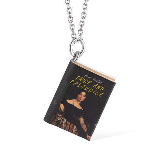 Photo Custom Book Necklace, Personalized Book Name & Authors, Openable Book Pendant, Creative Gift, Gift for Book Lovers/Readers/Authors/Teachers