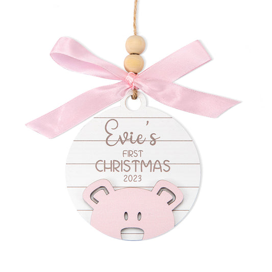 Personalized Baby's 1st Christmas Ornament