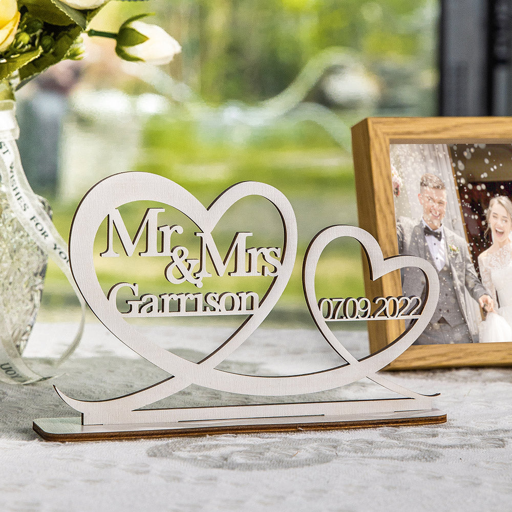 Personalized Wedding Table Decor Sign