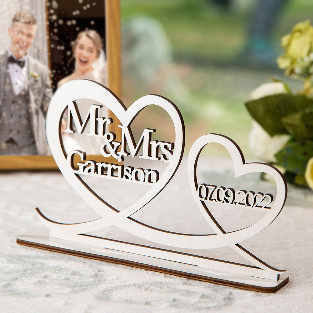 Personalized Wedding Table Decor Sign