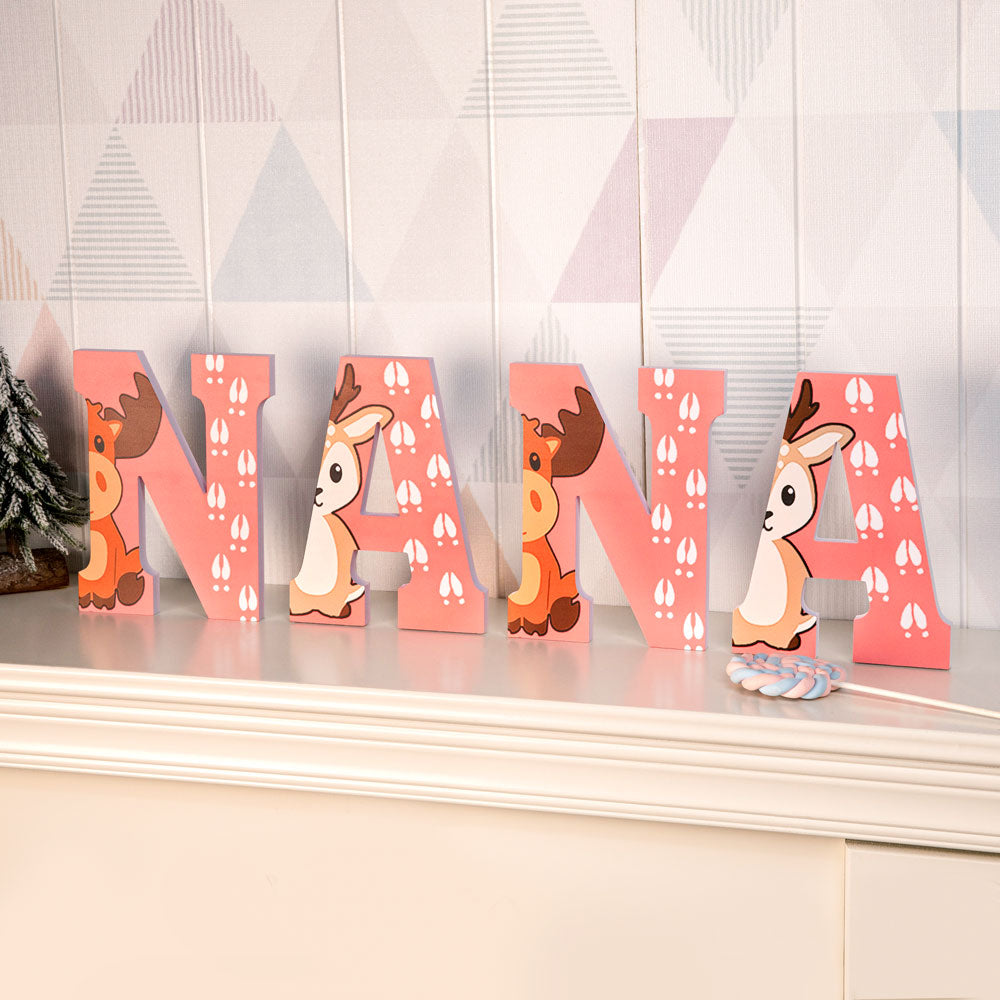 Custom Cute Animal Alphabet Room Decor