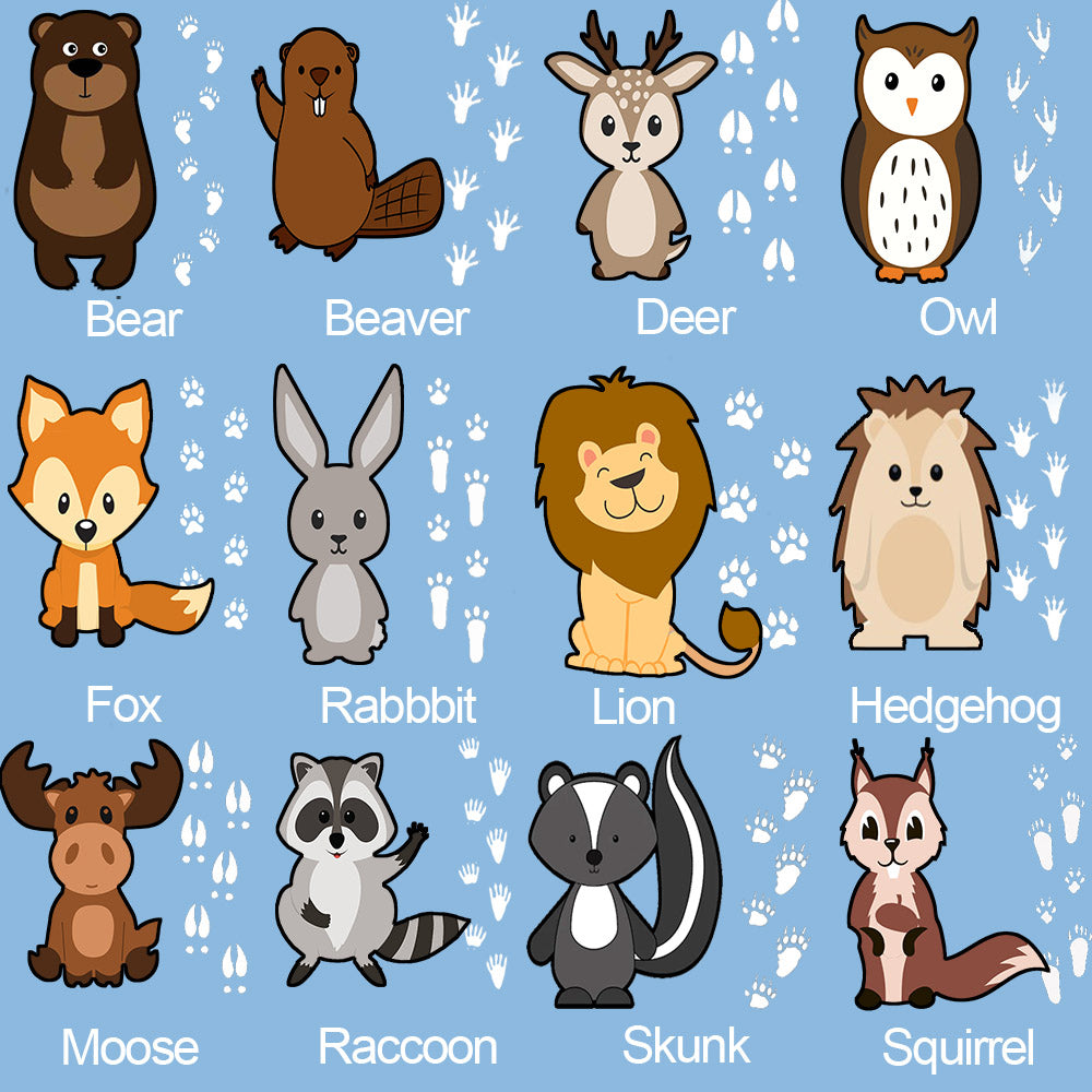 Custom Cute Animal Alphabet Room Decor