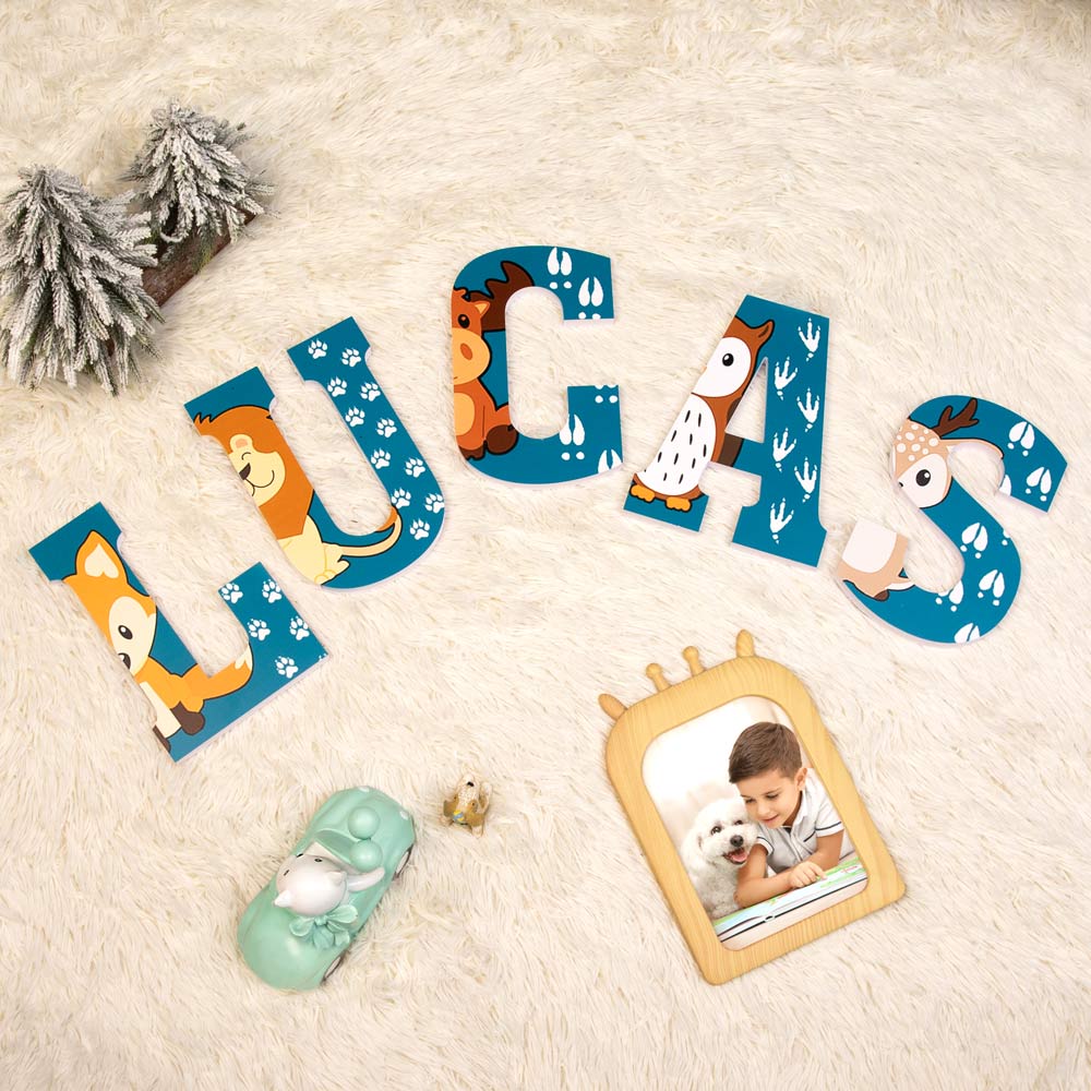 Custom Cute Animal Alphabet Room Decor