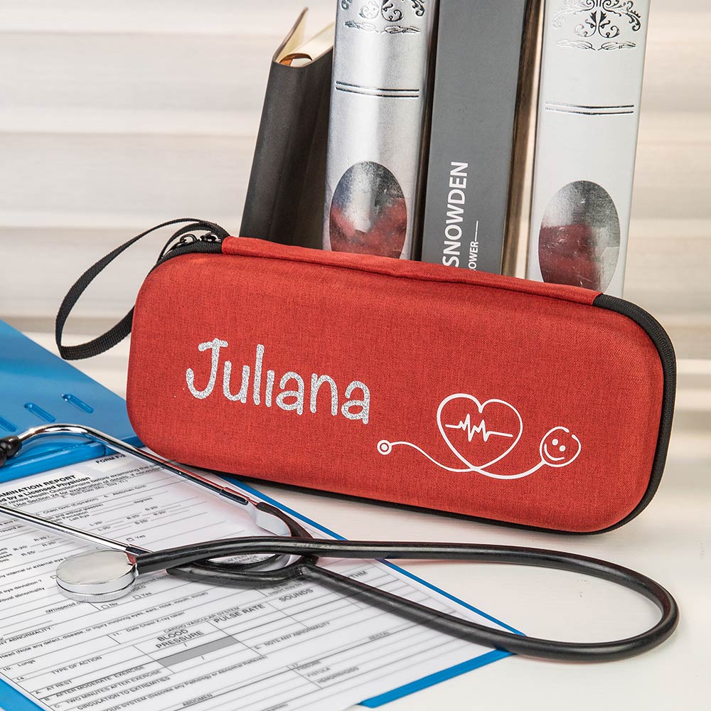 Personalized Name Stethoscope Storage Case