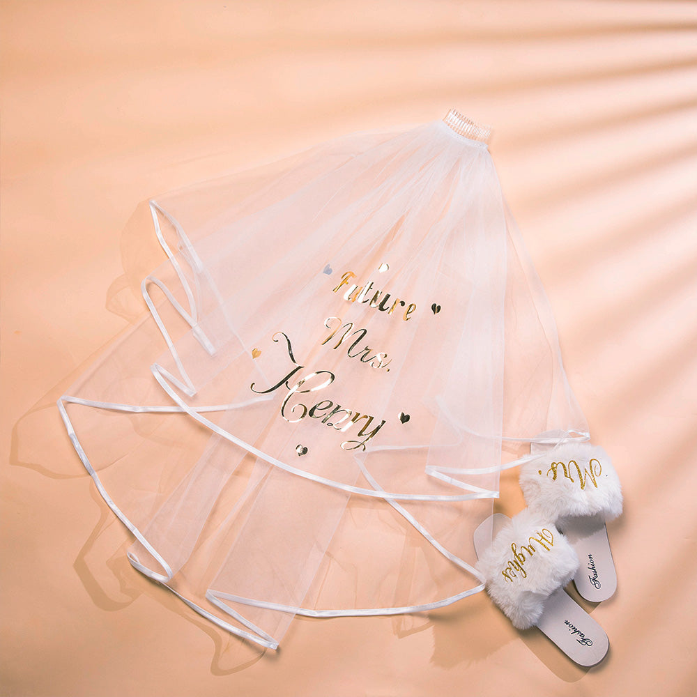 Personalized Hen Party Bride Veil