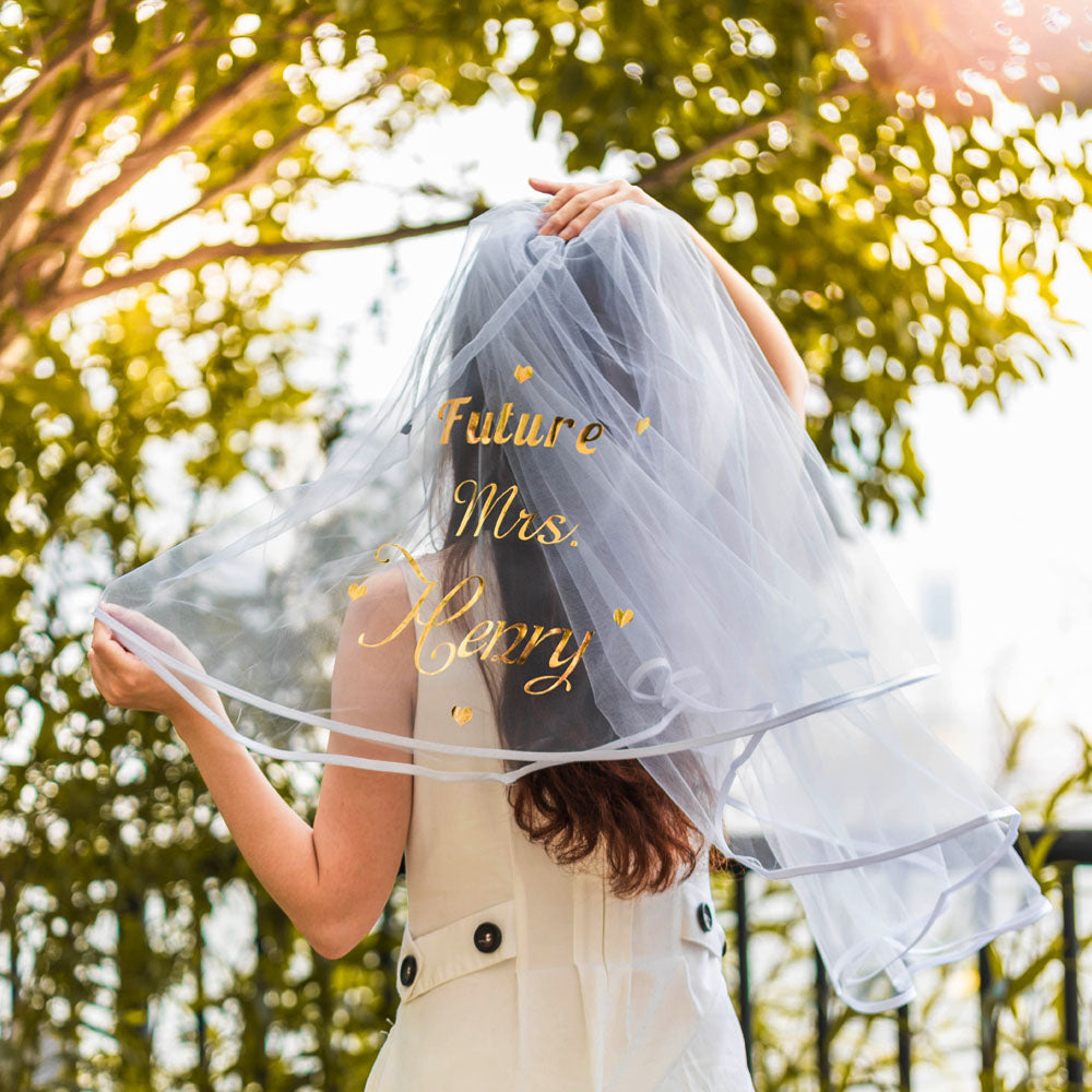 Personalized Hen Party Bride Veil