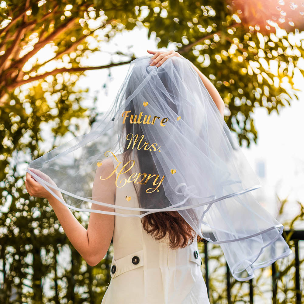 Personalized Hen Party Bride Veil